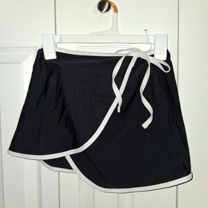 Shade & Shore Black Swim Skirt